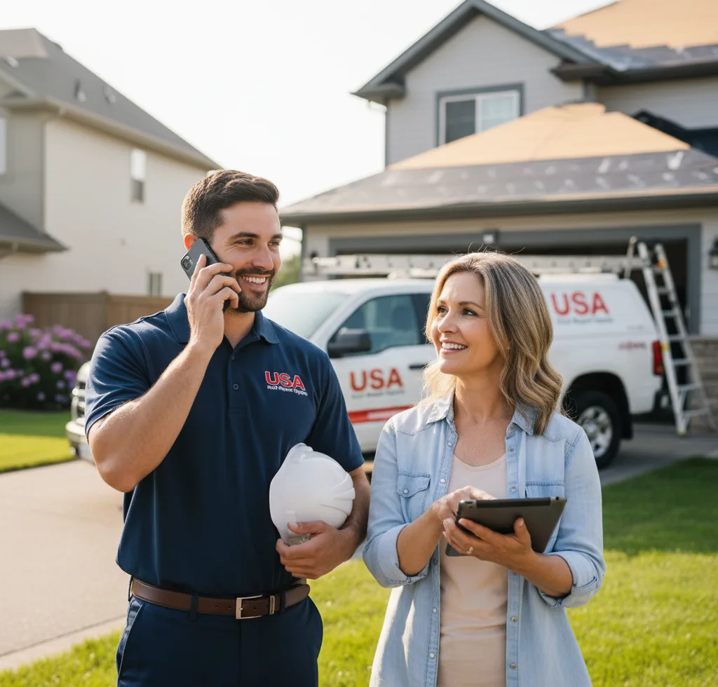 USA Roof Repair Experts customer support in Washougal